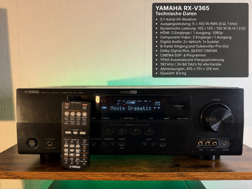 Yamaha v365 av receiver - yamaha, rx-v365