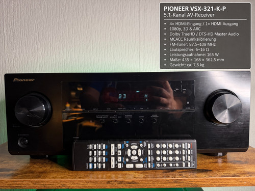 Pioneer vsx 321 k p - pioneer, vsx-321-k-p